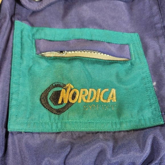 Nordica Syntech Full Zip Ski Jacket Adult Size L Multicolor Hooded Winter Coat - Picture 8 of 11